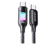 Kabel USB USAMS Kabel 100W USB-C do USB-C 1,2 m stalowy